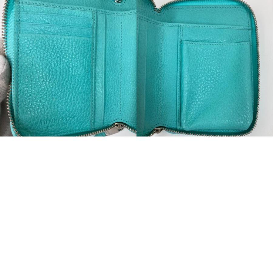 美品 TIFFANY&Co. ティファニー 2つ折り ポーチ マルチケース 名刺