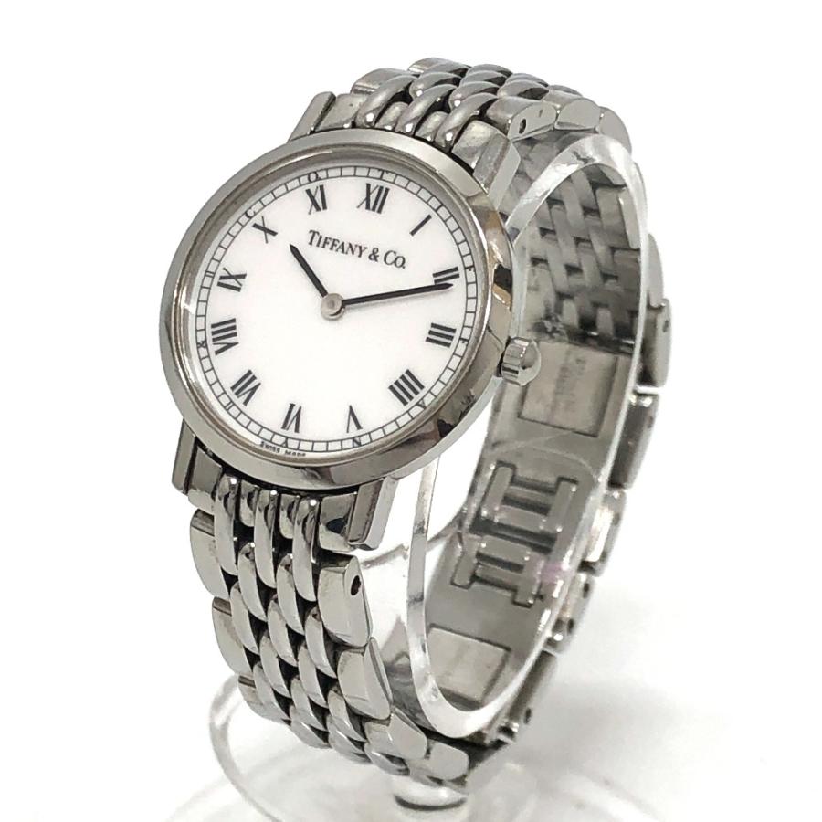 TIFFANY&Co. ティファニー Ｍ1510 クラシック  クォーツ ラウンド 2針 アナログ 腕時計 シルバー レディース【中古】 | TIFFANY&Co. | 02