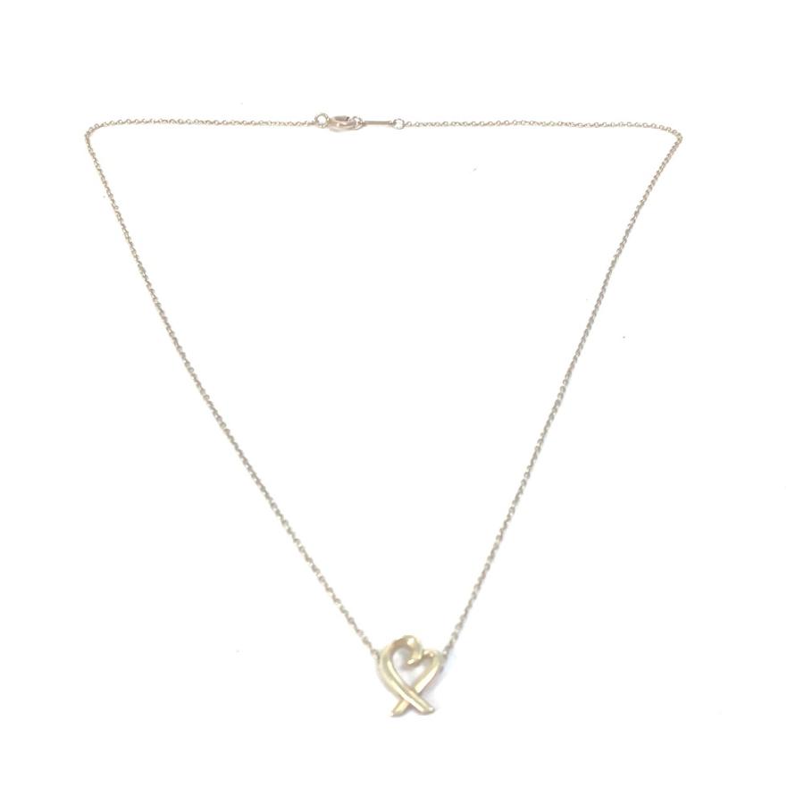 TIFFANY&Co. ティファニー ラビングハート ペンダント チェーン アクセサリー ネックレス シルバー レディース【中古】 | TIFFANY&Co. | 01