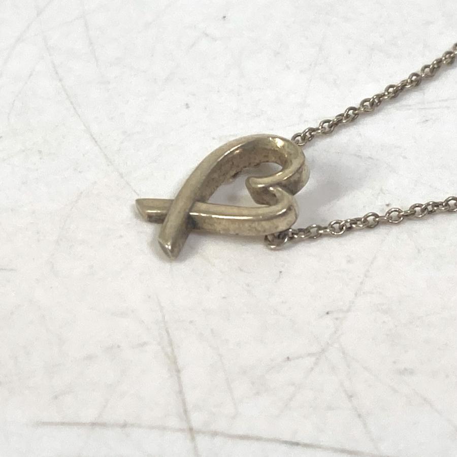 TIFFANY&Co. ティファニー ラビングハート ペンダント チェーン アクセサリー ネックレス シルバー レディース【中古】 | TIFFANY&Co. | 03