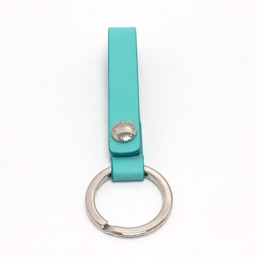 未使用 TIFFANY&Co. ティファニー スナップループ キーチェン キーリング 小物  キーリング ブルー レディース【中古】 | TIFFANY&Co. | 01