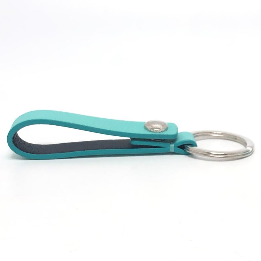 未使用 TIFFANY&Co. ティファニー スナップループ キーチェン キーリング 小物  キーリング ブルー レディース【中古】 | TIFFANY&Co. | 02
