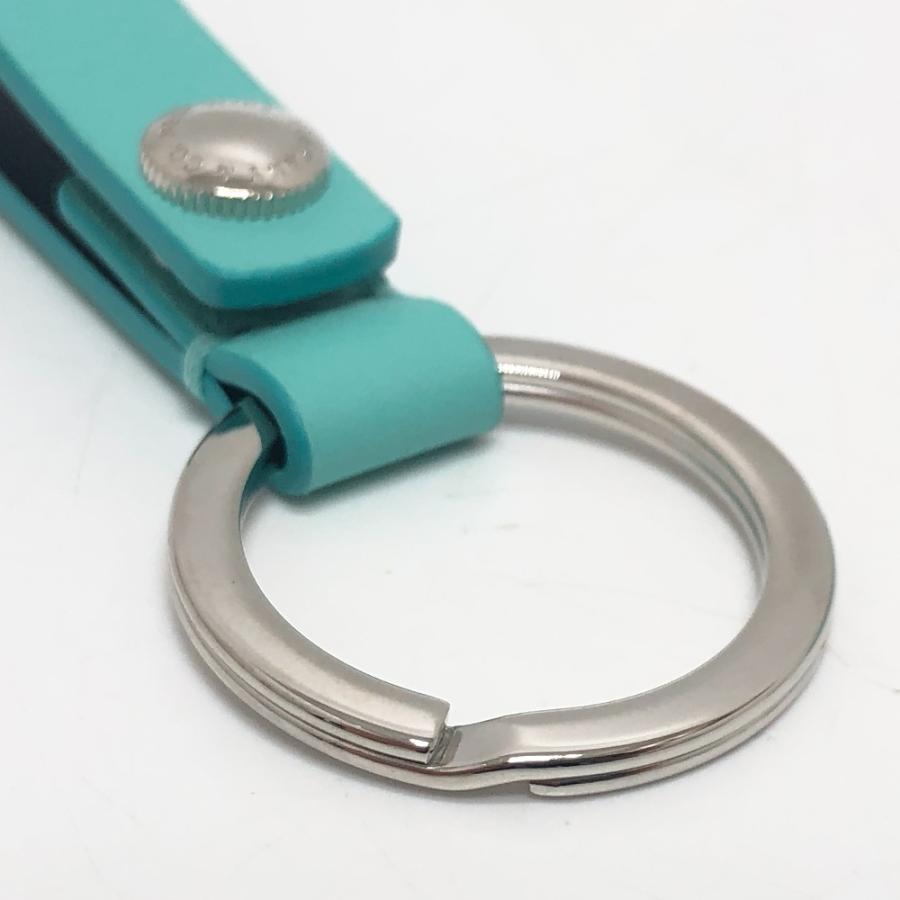 未使用 TIFFANY&Co. ティファニー スナップループ キーチェン キーリング 小物  キーリング ブルー レディース【中古】 | TIFFANY&Co. | 05