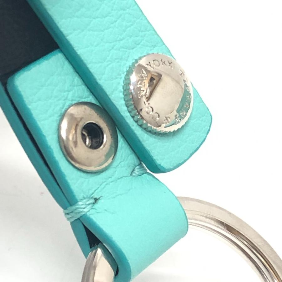 未使用 TIFFANY&Co. ティファニー スナップループ キーチェン キーリング 小物  キーリング ブルー レディース【中古】 | TIFFANY&Co. | 06