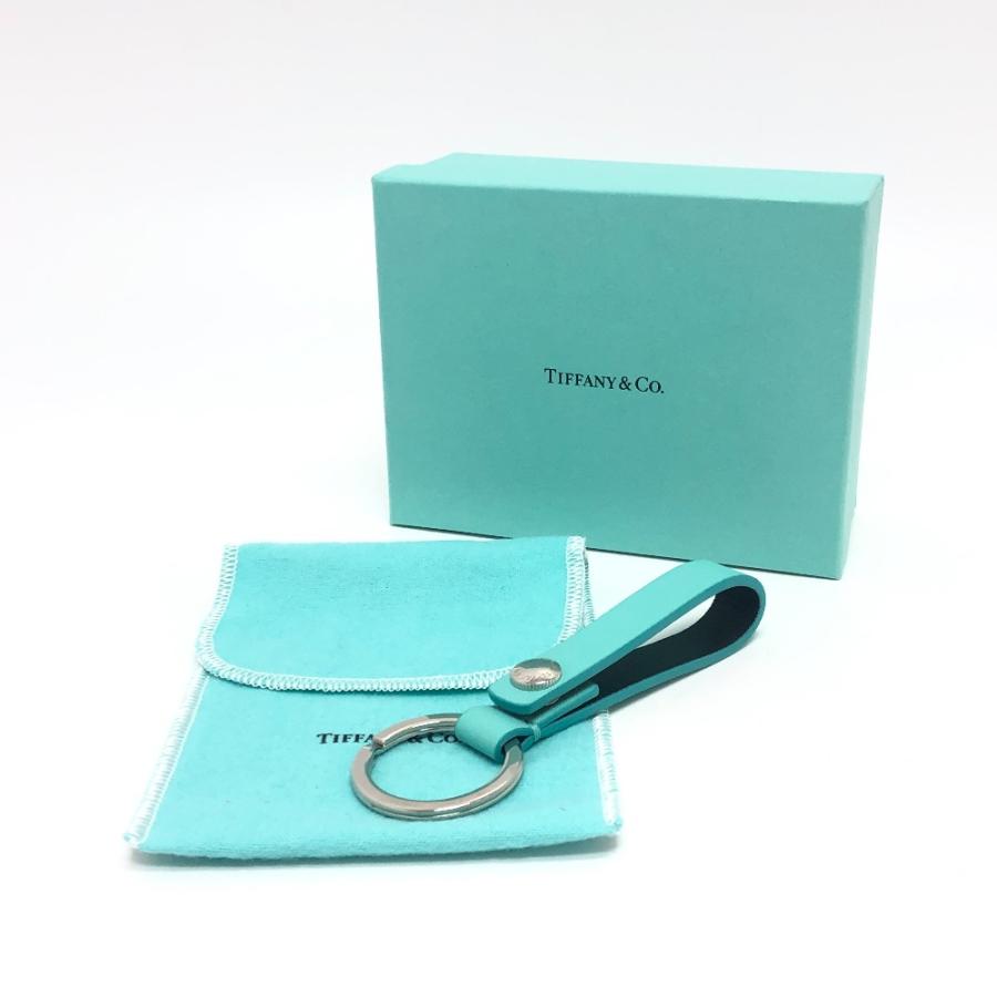 未使用 TIFFANY&Co. ティファニー スナップループ キーチェン キーリング 小物  キーリング ブルー レディース【中古】 | TIFFANY&Co. | 07