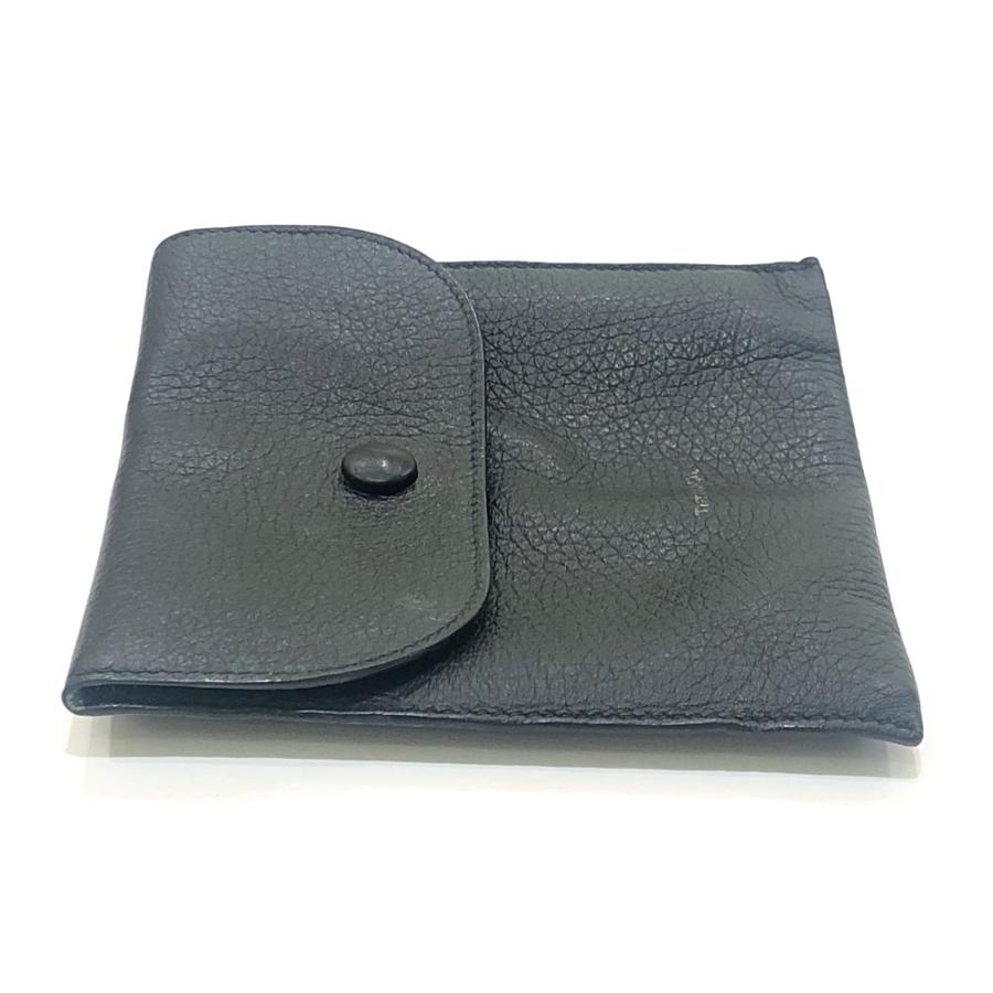 TIFFANY&Co. ティファニー 小物 雑貨 小物収納 マルチポーチ ロゴ スクエア フラット ポーチ ブラック レディース【中古】 | TIFFANY&Co. | 02