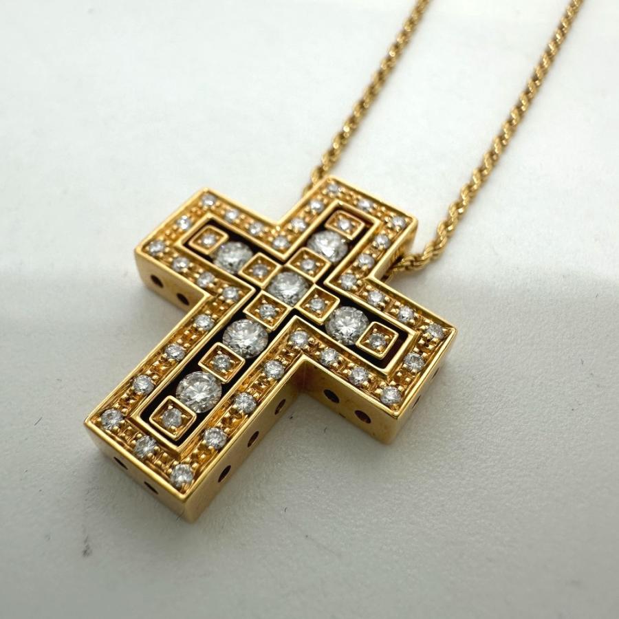 Damiani ダミアーニ 20079802 ベルエポック S クロス ダイヤ ネックレス ゴールド メンズ【中古】 | DAMIANI | 02