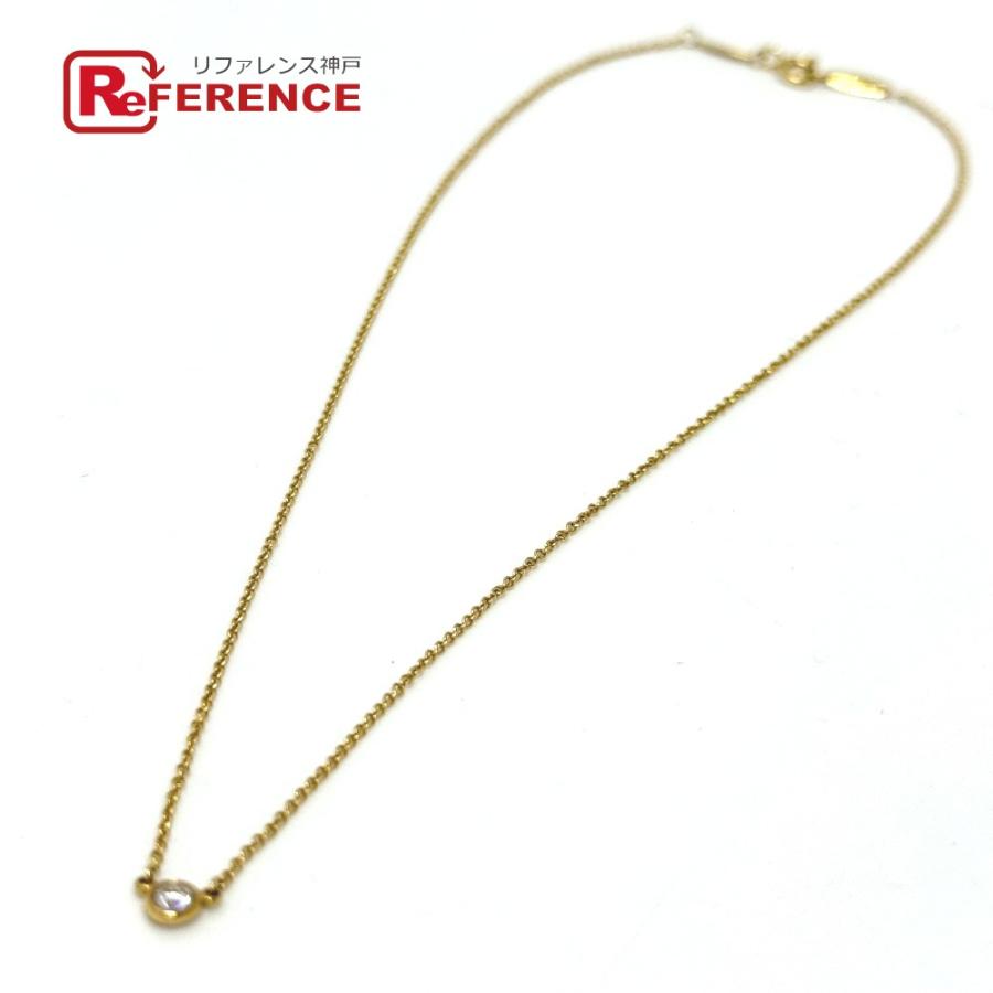 TIFFANY&Co. ティファニー K18YG 1Pダイヤ バイザヤード エルサペレッティ アクセサリー ジュエリー ネックレス ゴールド 【中古】 | TIFFANY&Co.