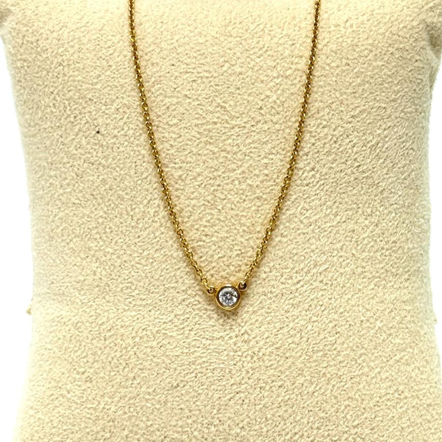 TIFFANY&Co. ティファニー K18YG 1Pダイヤ バイザヤード エルサペレッティ アクセサリー ジュエリー ネックレス ゴールド 【中古】 | TIFFANY&Co. | 07