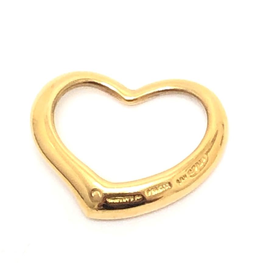 TIFFANY&Co. ティファニー K18 オープンハート アクセサリー ジュエリー ネックレス ペンダントトップ ゴールド レディース【中古】 | TIFFANY&Co. | 01