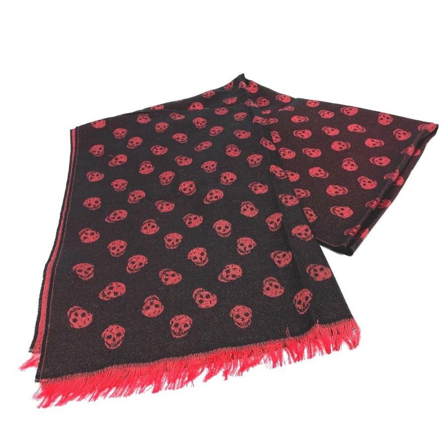 美品 Alexander McQueen アレキサンダーマックイーン スカル フリンジ