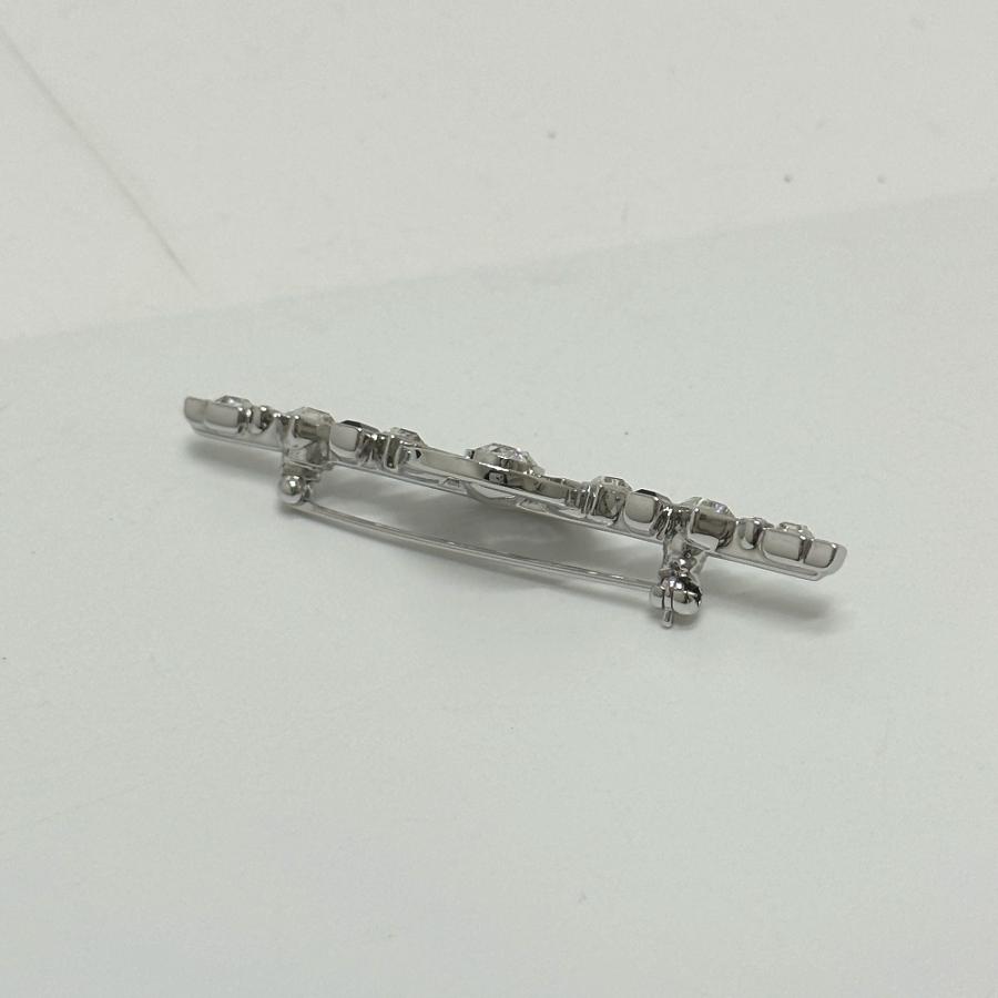 SWAROVSKI スワロフスキー クリスタル ブローチ GP シルバー レディース【中古】未使用 | SWAROVSKI | 01