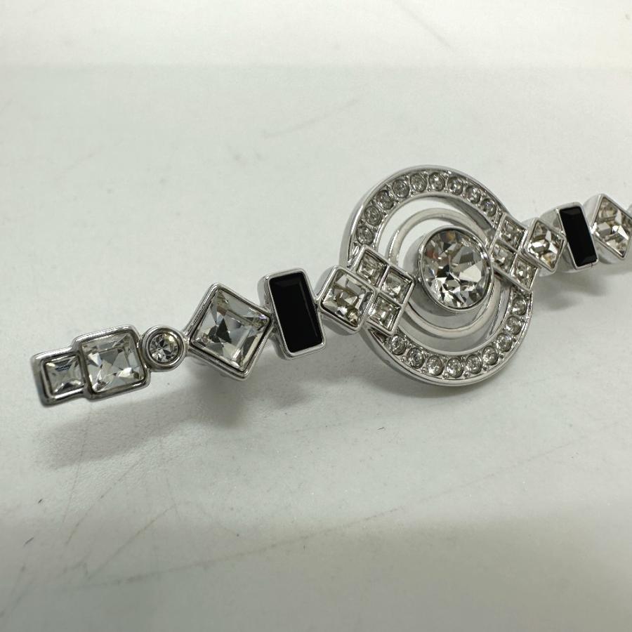SWAROVSKI スワロフスキー クリスタル ブローチ GP シルバー レディース【中古】未使用 | SWAROVSKI | 06