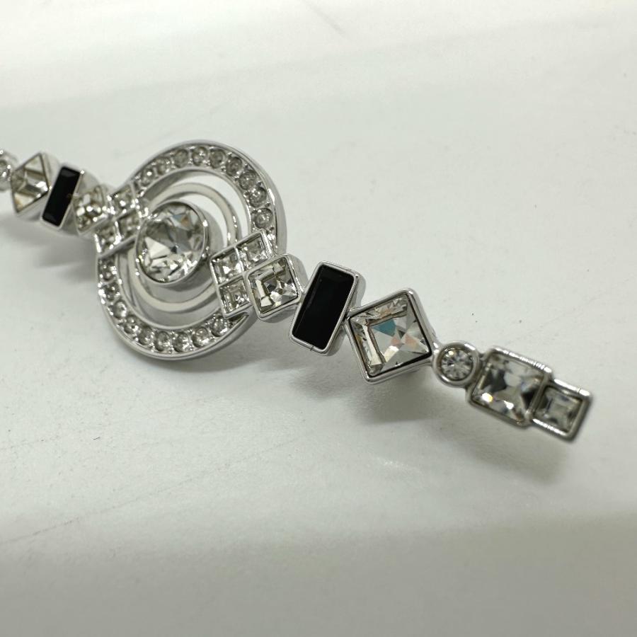 SWAROVSKI スワロフスキー クリスタル ブローチ GP シルバー レディース【中古】未使用 | SWAROVSKI | 07