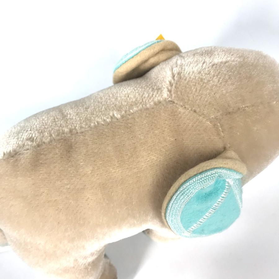 Tiffany &amp; Co. - ティファニー TIFFANY&amp;Co. エレファント 象 ゾウ アニマル シュタイフ Steiff コラボ 人形 インテリア ぬいぐるみ モヘア ベージュ 未使用 Tiffany ティファニー☆エレファント象さんぬいぐるみ (Tiffany