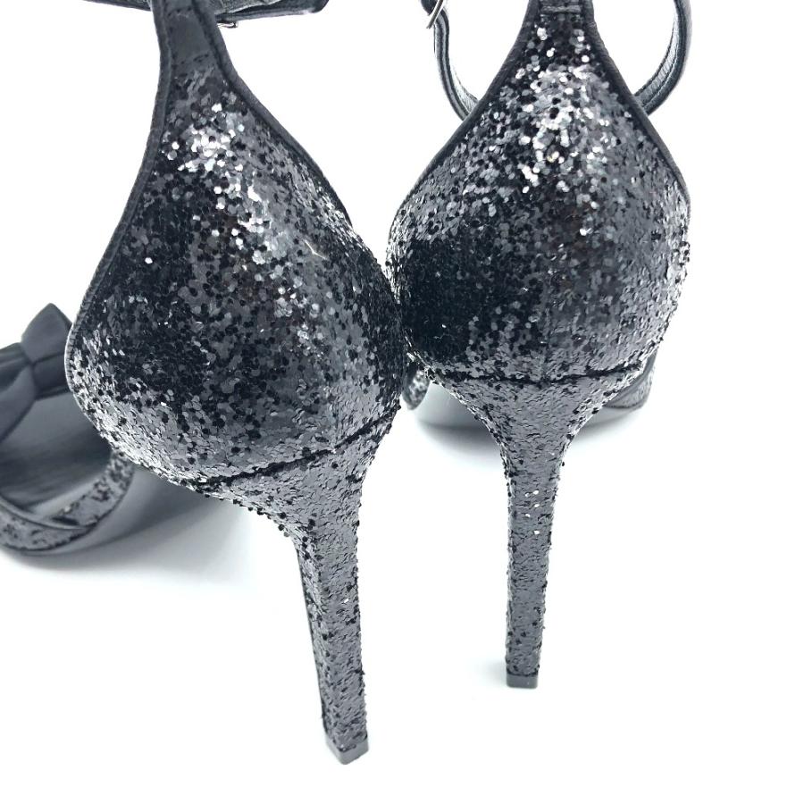 未使用 SAINT LAURENT PARISサンローランパリ  438805 サンダル ヒール グリッター パンプス レディース |  | 03