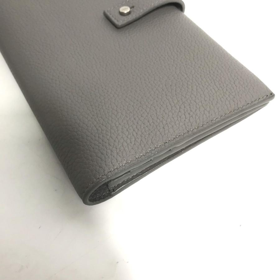 イヴ・サンローラン YVES SAINT LAURENT サックドジュール 504981 ロングウォレット ケース付き 小銭入れ  長財布 レザー グレー Yves Saint Laurent（イヴ・サンローラン） 504981 サックドジュール