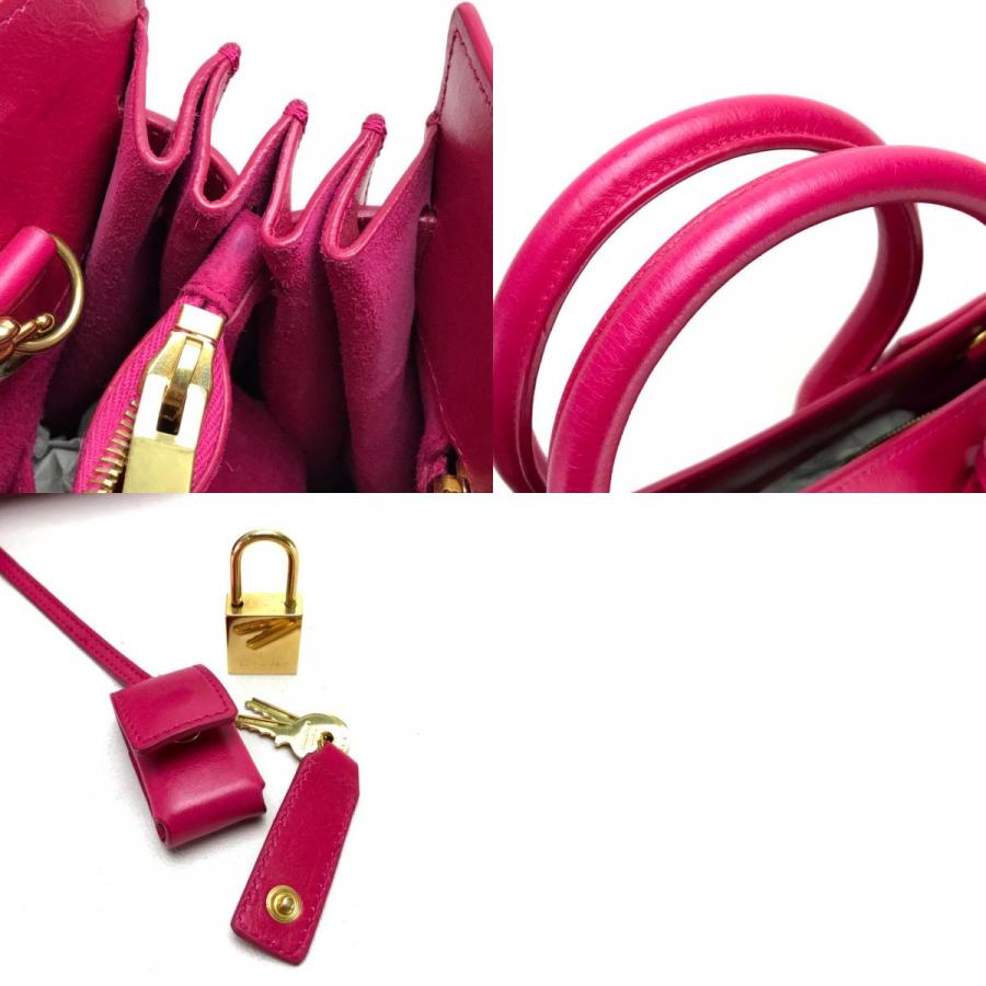 SAINT LAURENT PARIS サンローランパリ 324823 クラシック サック・ド・ジュール スモール 2WAY カバン ハンド ショルダー ピンク【中古】 |  | 09