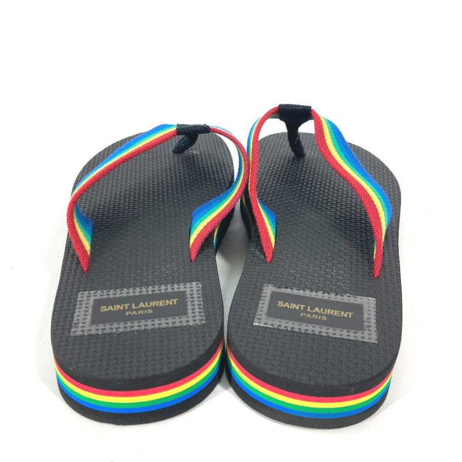 SAINT LAURENT PARIS サンローラン パリ サンダル ブラック サンローランパリ パテントレザー サンダル 41 レディース