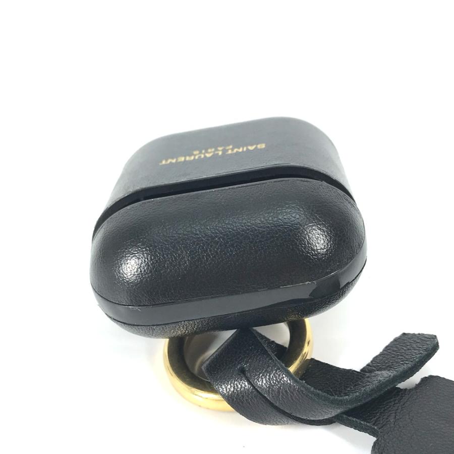 美品 SAINT LAURENT PARIS サンローランパリ 635662 ロゴ airpods