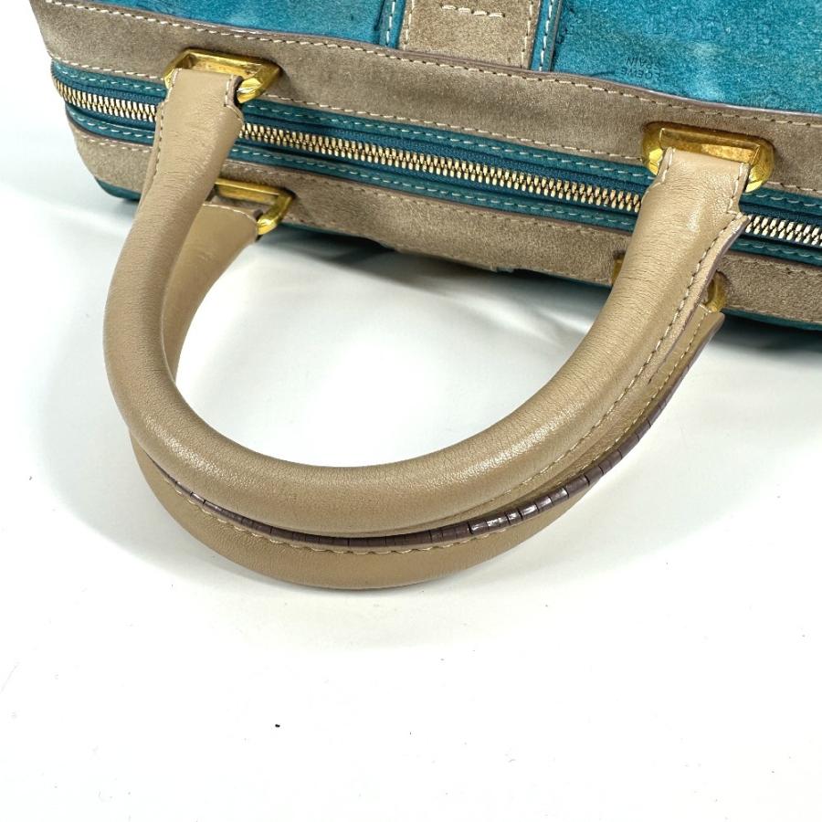 LOEWE ロエベ 160周年 カバン ハンドバッグ トートバッグ ミニ ボストンバッグ ブルー レディース【中古】 | LOEWE | 05