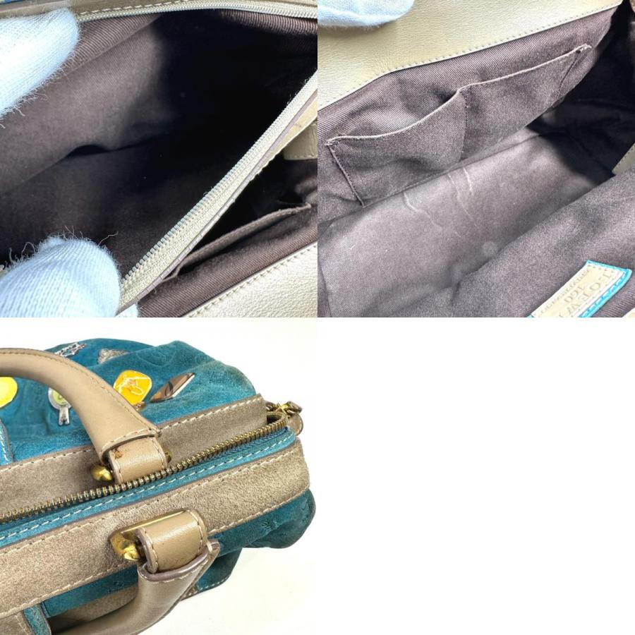 LOEWE ロエベ 160周年 カバン ハンドバッグ トートバッグ ミニ ボストンバッグ ブルー レディース【中古】 | LOEWE | 09