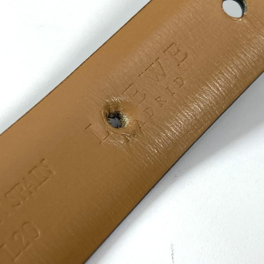 LOEWE ロエベ ロゴ バックル ベルト ブラック レディース【中古】 | LOEWE | 07