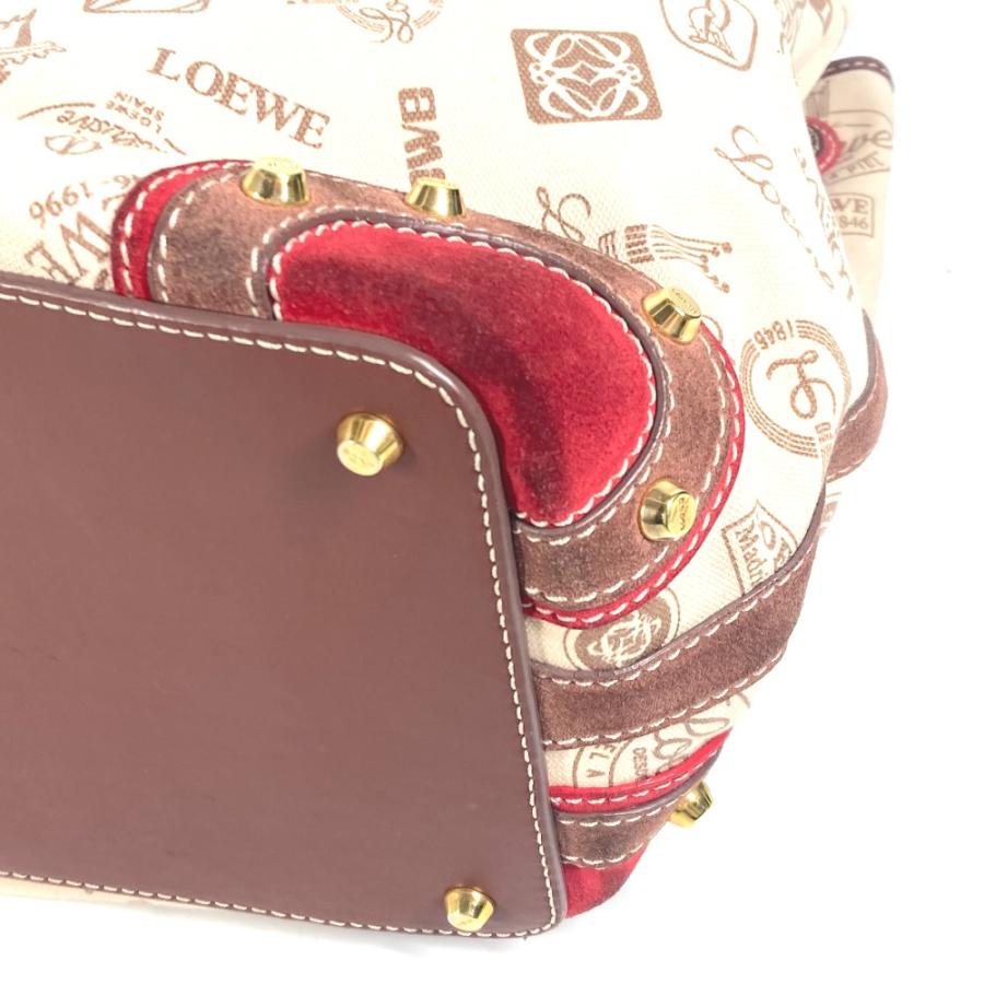 LOEWE ロエベ ロゴ アナグラム 巾着 カバン 肩掛け 160周年 ショルダーバッグ ベージュ レディース【中古】 | LOEWE | 05