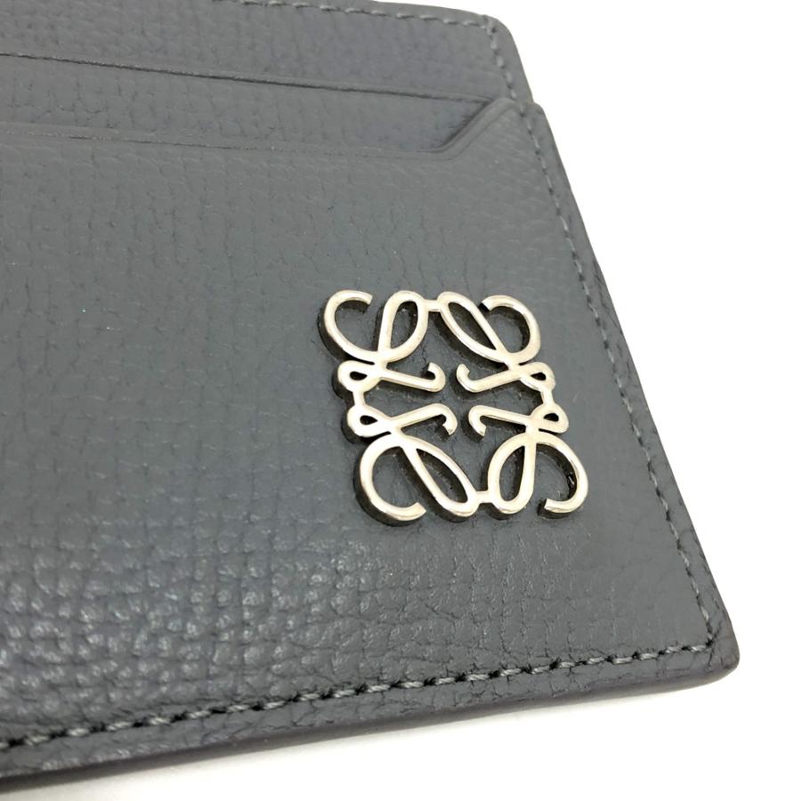 LOEWE グレー レザー 名刺入れ 保存袋付き LOEWE グレー レザー 名刺入れ 保存袋付き LOEWE グレー レザー