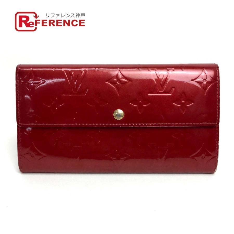 ルイヴィトン ポムダムール ヴェルニ M919 長財布 ファスナー付き長財布 財布 Vuitton Louis ポムダムール 1161 5004 10 リファレンス 中古 コレクション