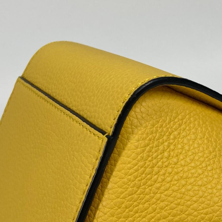 新品同様 LOEWE ロエベ ハンモック ミニ 2WAY ショルダーバッグ 斜め掛け カバン ドローストリング ハンドバッグ イエロー 【中古】 | LOEWE | 07