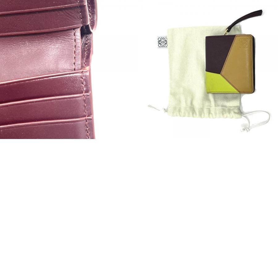 LOEWE ロエベ C510Z41X01 パズル コンパクト ジップウォレット ミニ財布 折りたたみ財布 2つ折り財布 マルチカラー レディース【中古】 | LOEWE | 09
