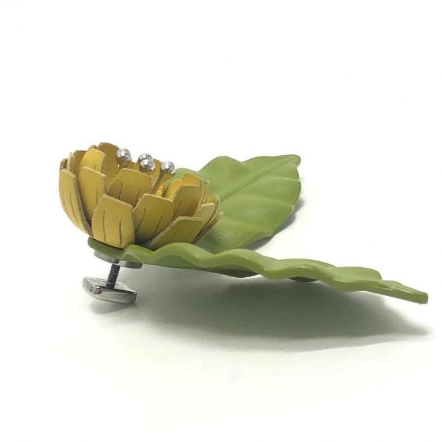 LOEWE ロエベ フラワー ピン ブローチ アクセサリー ファッション小物 2026春夏 ブローチ イエロー グリーン レディース【中古】 | LOEWE | 04