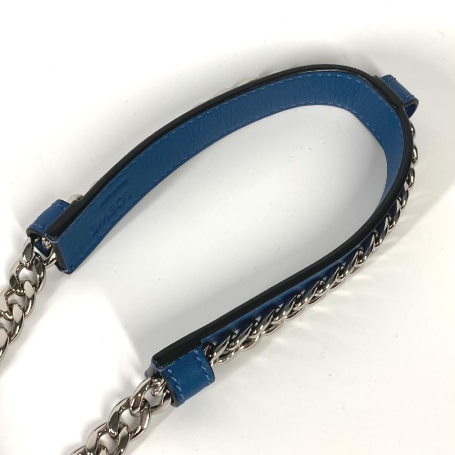 未使用 LOEWE ロエベ チェーン ショルダーストラップ ブルー レディース【中古】 | LOEWE | 03