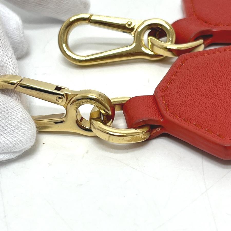LOEWE ロエベ アナグラム ジャガードロゴ 調節可能 カバンショルダーストラップ ショルダーストラップ オレンジ レディース【中古】 | LOEWE | 06
