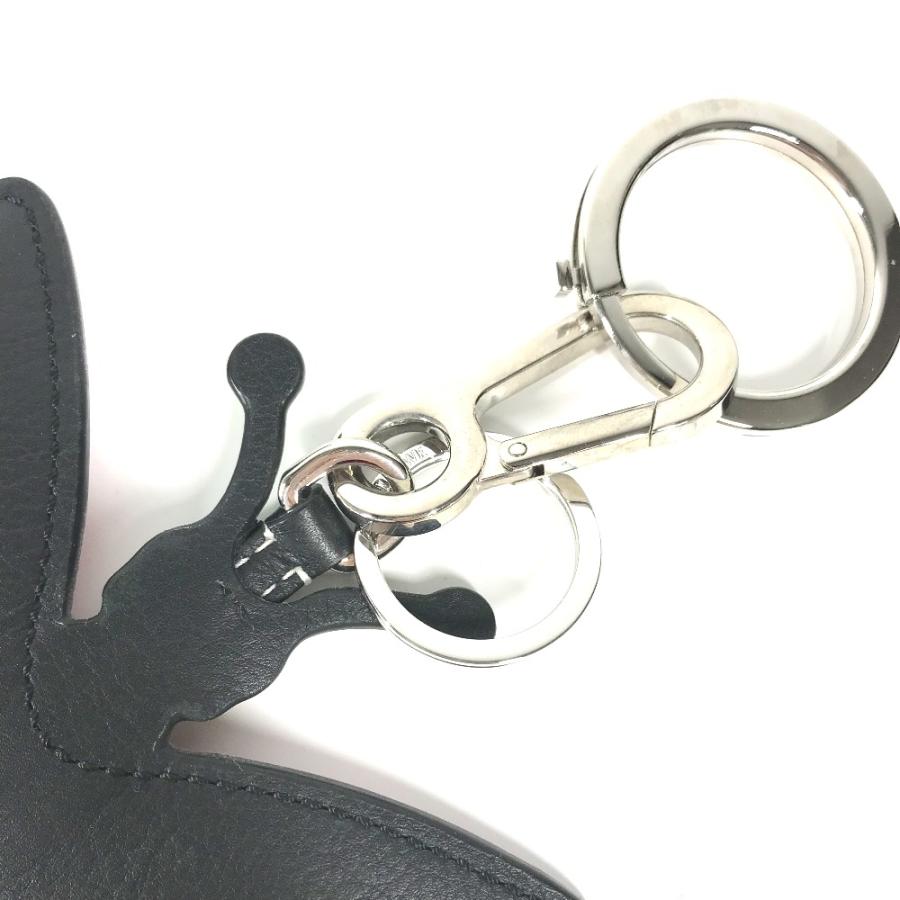 美品 LOEWE ロエベ バタフライ 蝶 バッグチャーム キーホルダー ピンク レディース【中古】 | LOEWE | 05