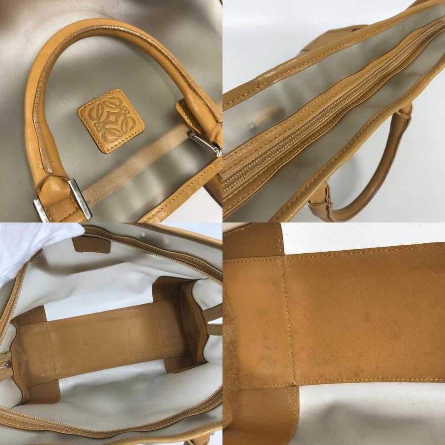 LOEWE ロエベ 160周年限定 ミニボストンバッグ カバン アマソナ ロゴ ハンドバッグ ベージュ レディース【中古】 | LOEWE | 08