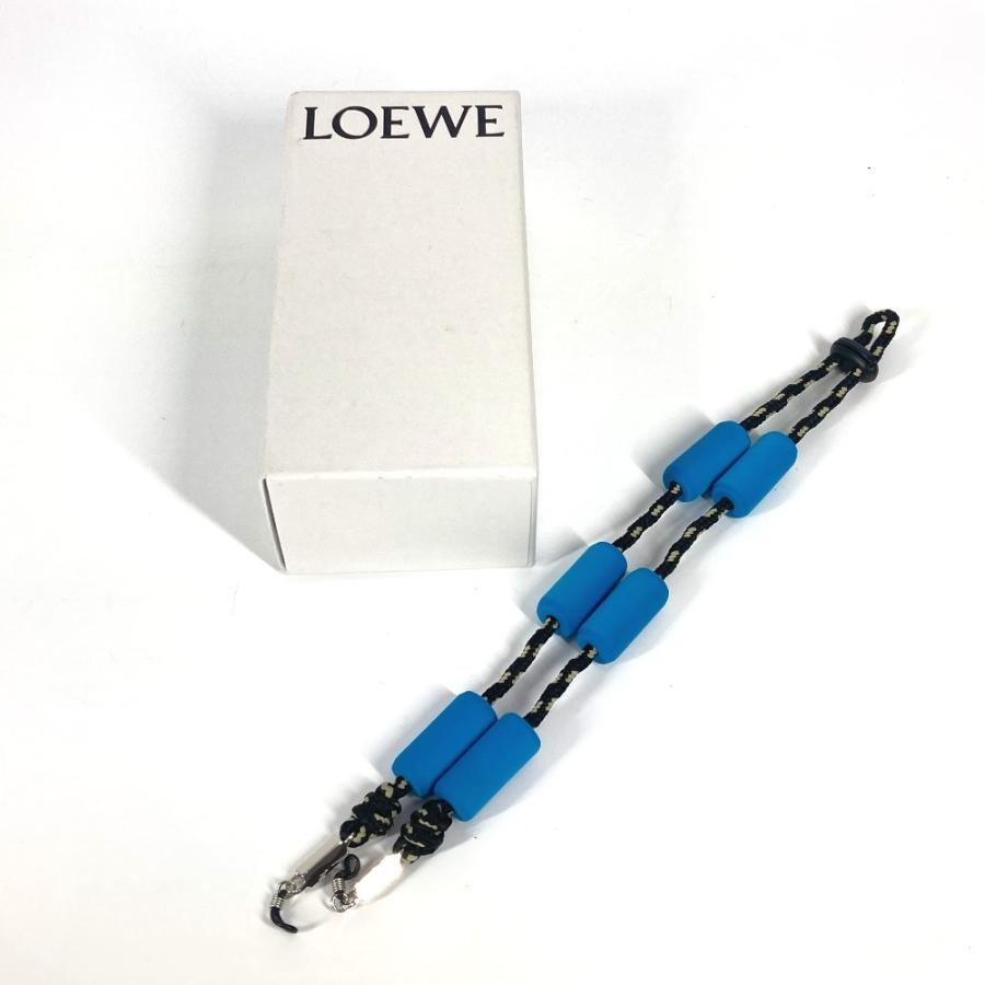 美品 LOEWE ロエベ メガネ用 サングラス 眼鏡 ストラップ ブラック ユニセックス【中古】 | LOEWE | 09