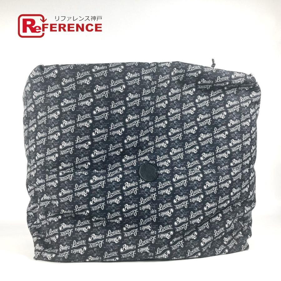 未使用 LOEWE ロエベ ロゴ ピロー 枕 インテリア ビッグ Paula's Ibiza パウラズ イビザ クッション ネイビー ユニセックス【中古】 | LOEWE