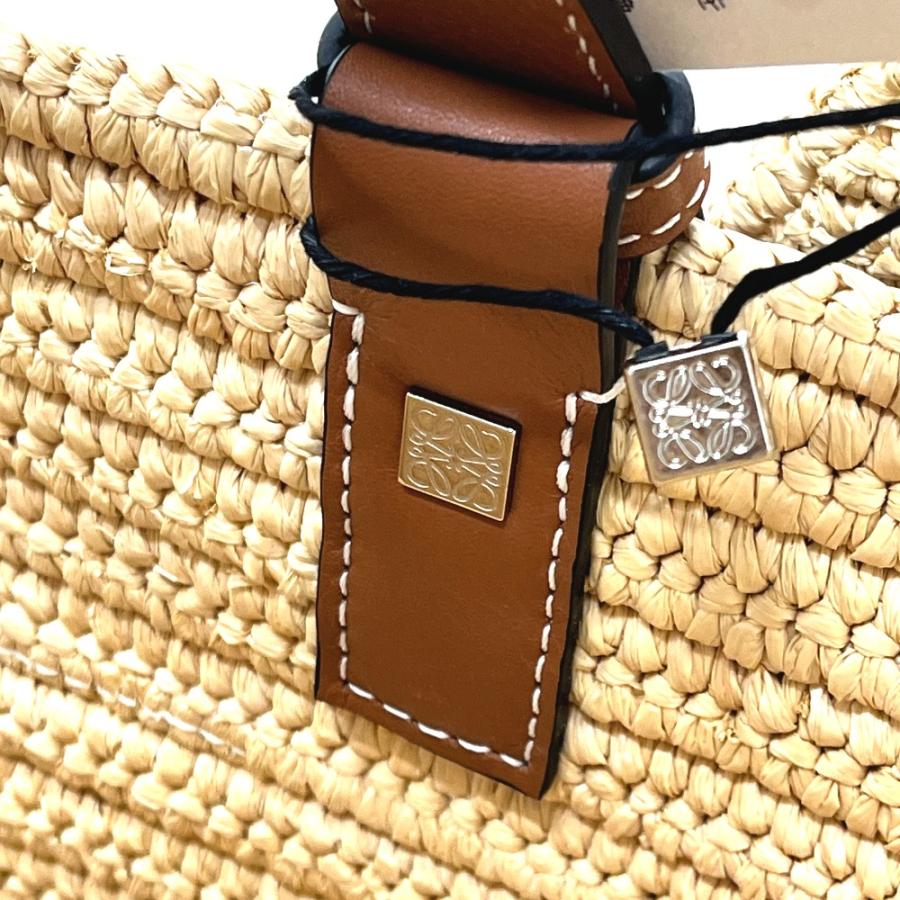 未使用 LOEWE ロエベ A546T21X01 バスケット ラージ バスケットバッグ カゴバッグ カバン バッグ トートバッグ 【中古】の画像