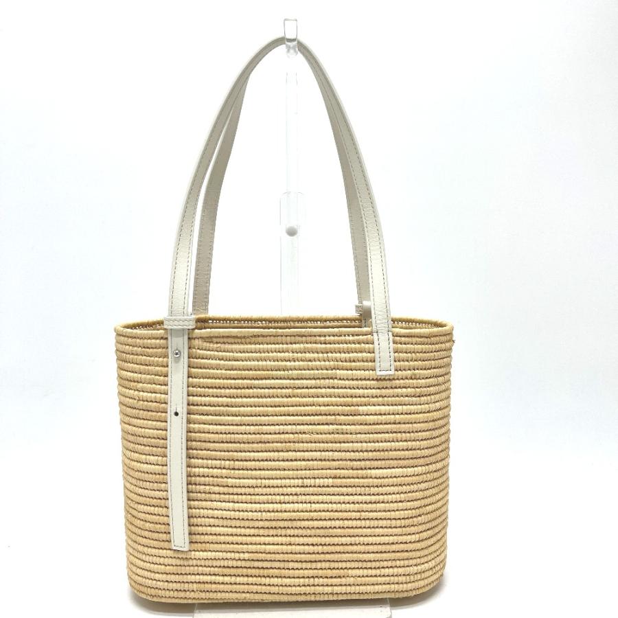 未使用 LOEWE ロエベ A223099 スモール スクエア バスケットバッグ かごバッグ カバン バッグ トートバッグ ベージュ レディース【中古】 | LOEWE | 01
