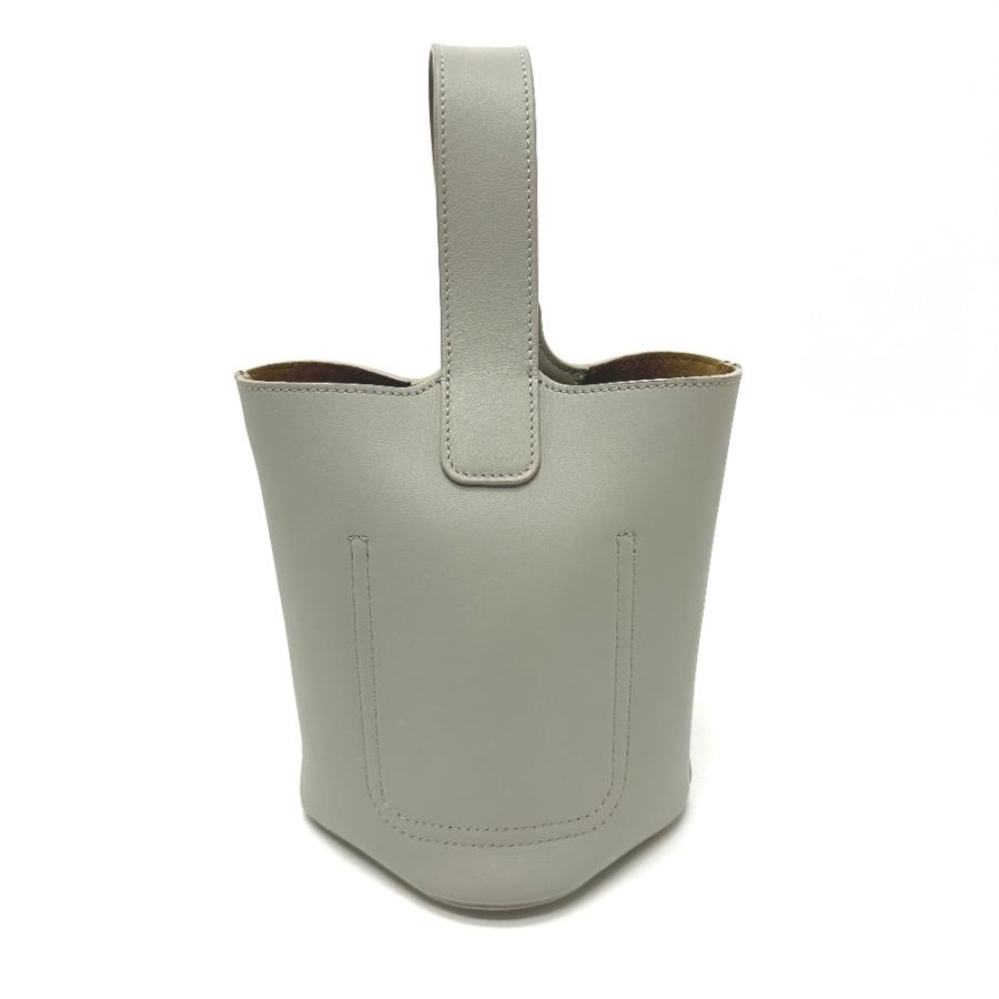 LOEWE ロエベ ぺブル バケットバック ミニ  ショルダーバッグ グレー レディース【中古】 | LOEWE | 01