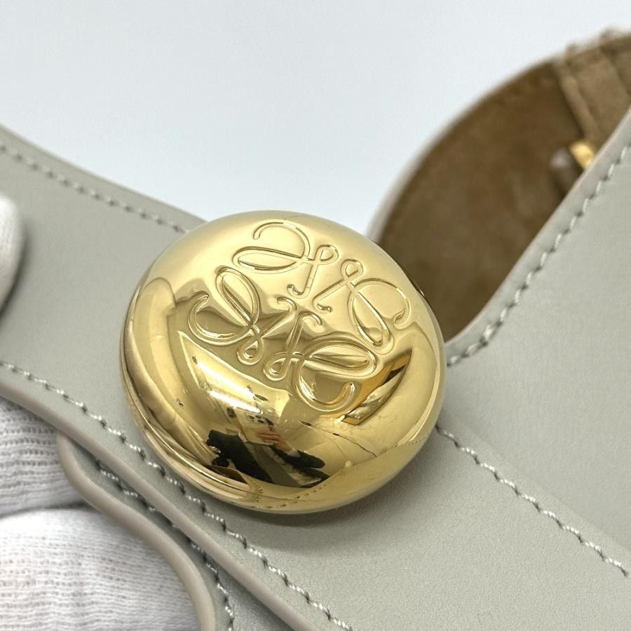 LOEWE ロエベ ぺブル バケットバック ミニ  ショルダーバッグ グレー レディース【中古】 | LOEWE | 05
