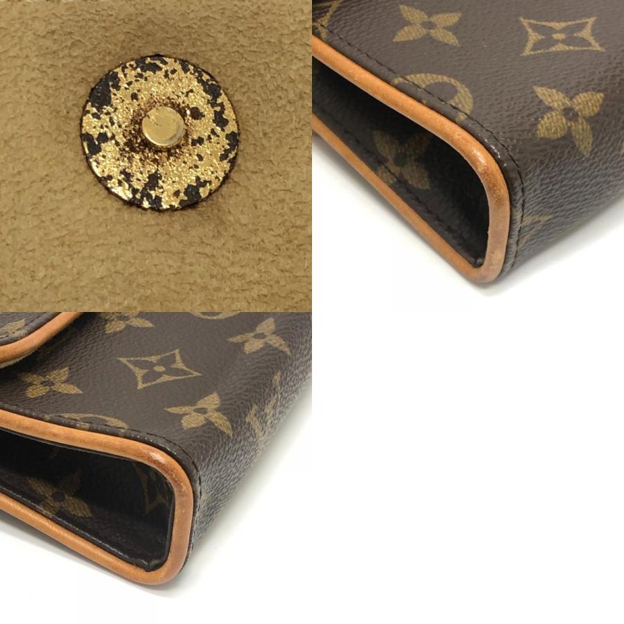 LOUIS VUITTON ルイヴィトン M51855 ポシェット フロランティーヌ カバン ベルトバッグ ウエストバッグ ブラウン レディース【中古】 | LOUIS VUITTON | 09