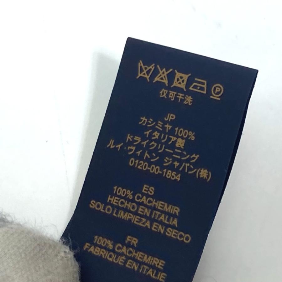 LOUIS VUITTON ルイヴィトン MP2907 モノグラム ハート エシャルプ・ゲーム・オン フリンジ マフラー カシミヤ グレー メンズ【中古】美品 | LOUIS VUITTON | 05