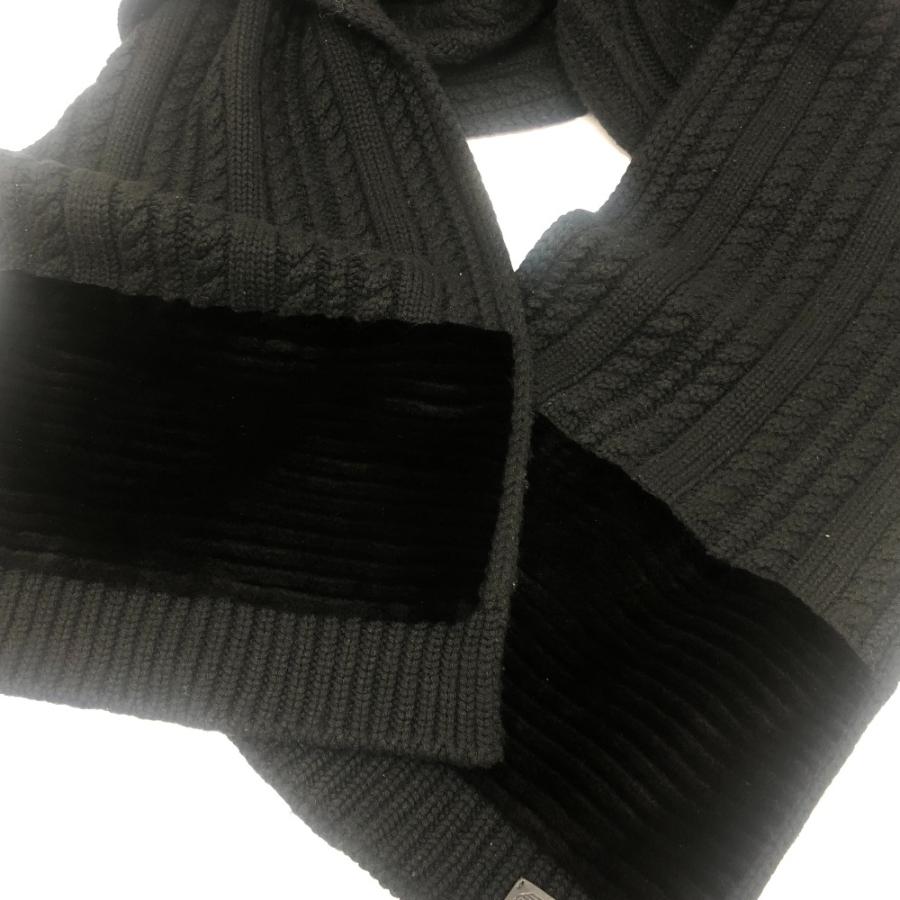 LOUIS VUITTON ルイヴィトン M70733 エシャルプ ナイトファー ファッション 小物 防寒具 マフラー ブラック レディース【中古】 | LOUIS VUITTON | 03