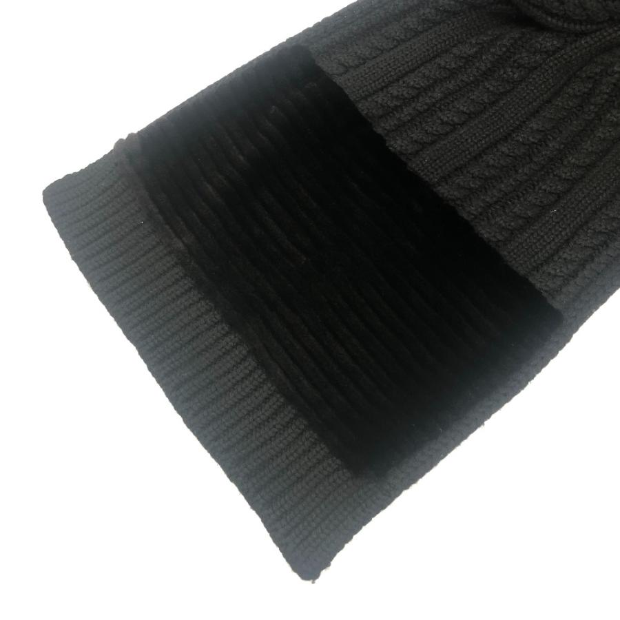 LOUIS VUITTON ルイヴィトン M70733 エシャルプ ナイトファー ファッション 小物 防寒具 マフラー ブラック レディース【中古】 | LOUIS VUITTON | 04