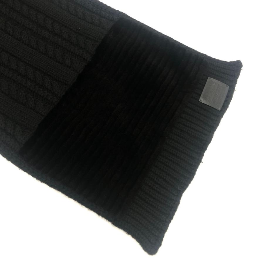 LOUIS VUITTON ルイヴィトン M70733 エシャルプ ナイトファー ファッション 小物 防寒具 マフラー ブラック レディース【中古】 | LOUIS VUITTON | 05