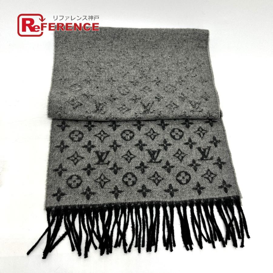 LOUIS VUITTON ルイヴィトン M75900 エシャルプ・モノグラム グラディエント アパレル小物  マフラー ブラック レディース【中古】 | LOUIS VUITTON
