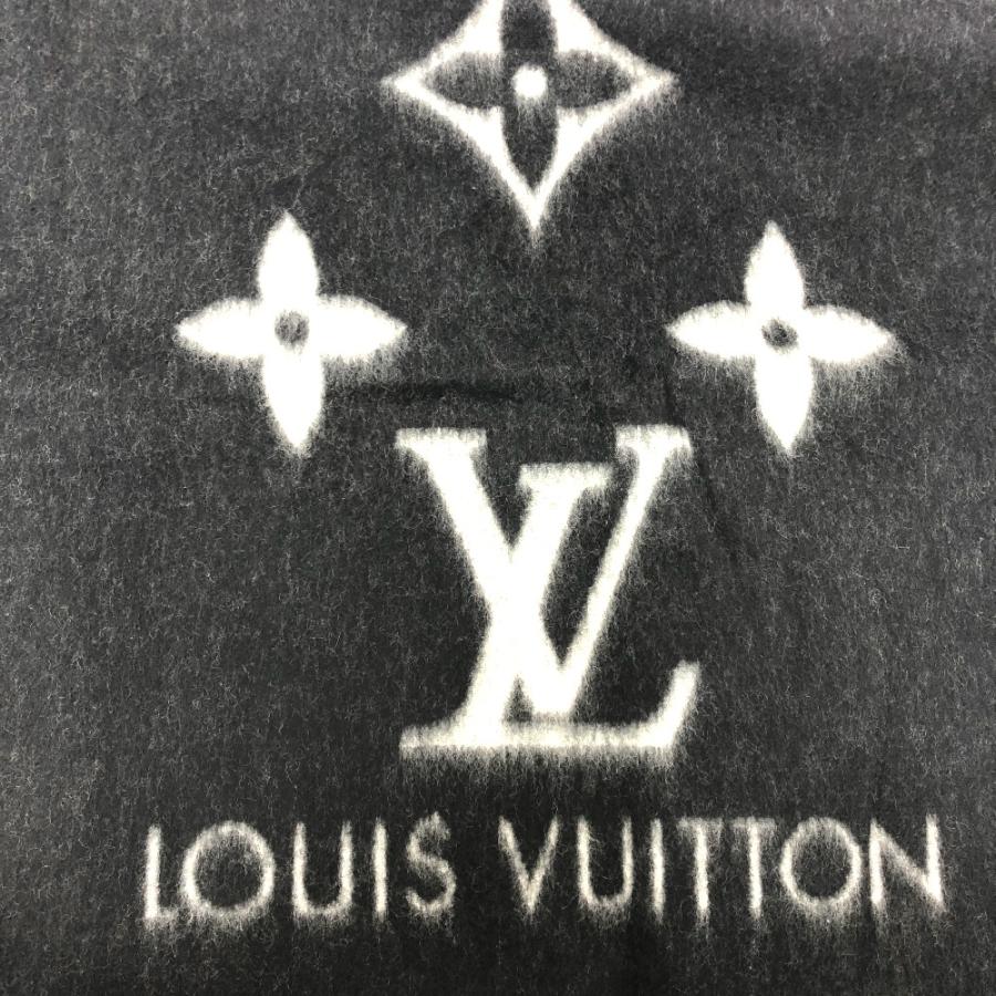 LOUIS VUITTON ルイヴィトン M71040 モノグラム レイキャビック 防寒具 ストール ショール マフラー ブラック レディース【中古】 | LOUIS VUITTON | 06